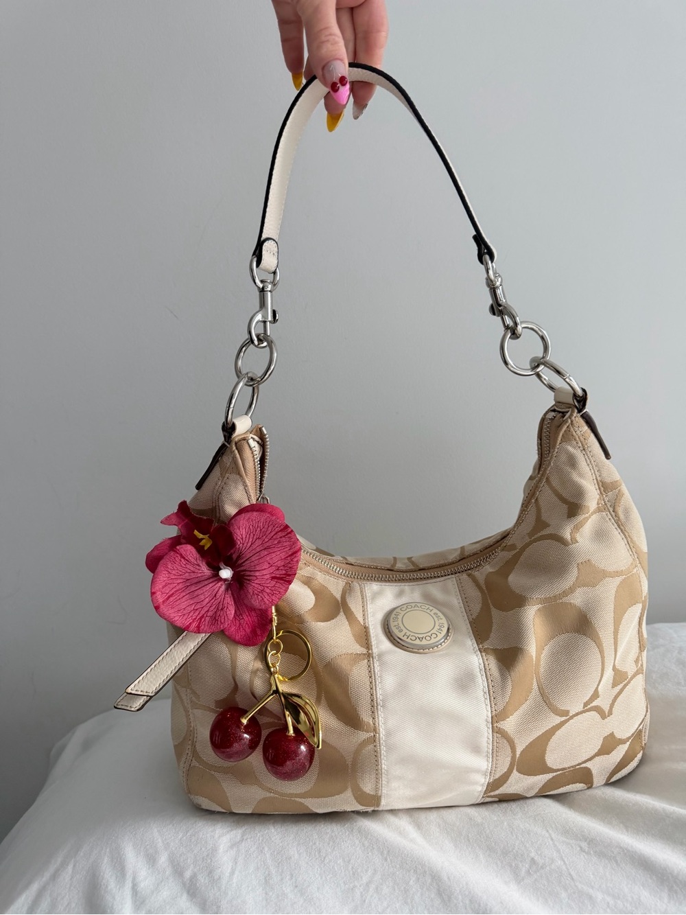 vintage Coach Demi Hobo Shoulder Bag